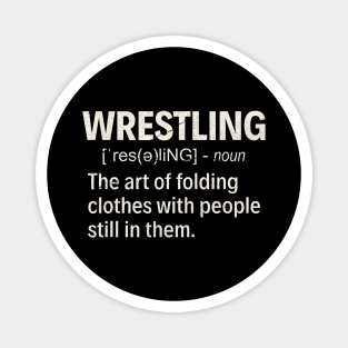 Wrestling Funny Magnet